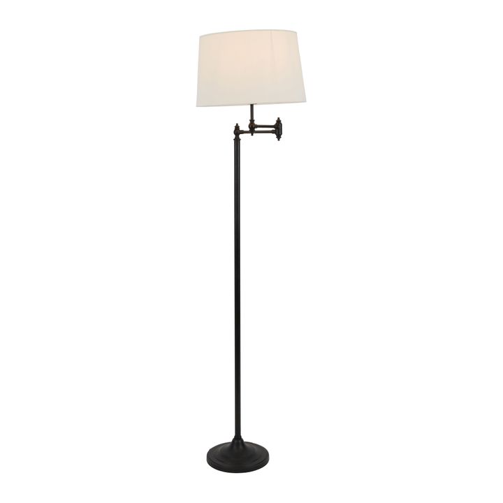 Black and deals cream floor lamp