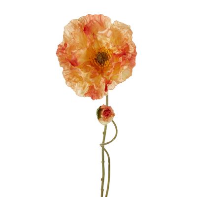 Poppy Stem 75cm Orange