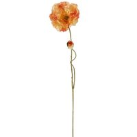 Poppy Stem 75cm Orange