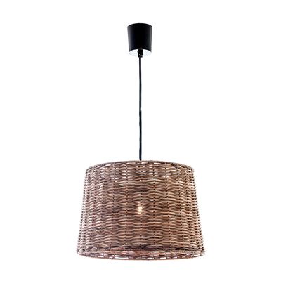 Rattan Round Ceiling Pendant Small Natural