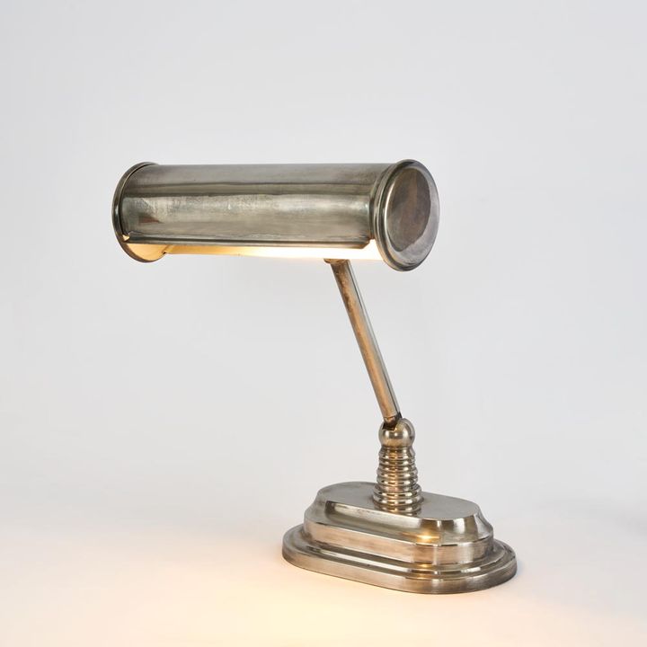 Carlisle Banker's Desk Lamp Silver