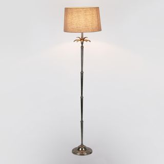Macleay Swing Arm Table Lamp Antique Brass With Black Shade