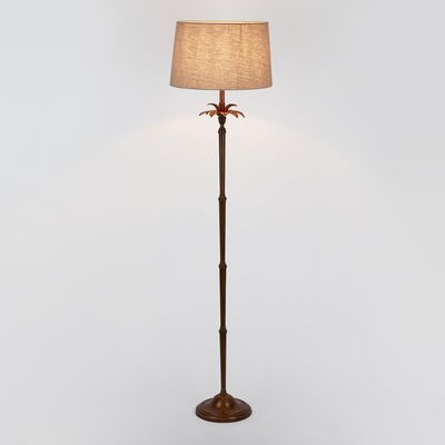 Casablanca Floor Lamp Base Brown