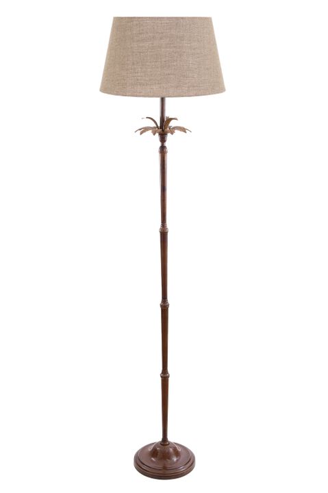 Casablanca Floor Lamp Base Brown