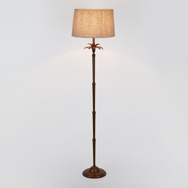 Casablanca Floor Lamp Base Brown