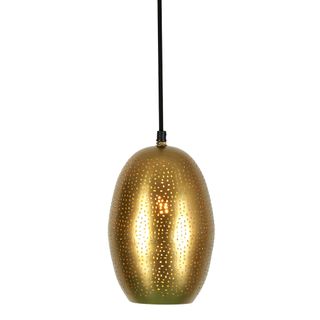 Stella - Brass - Perforated Balloon Pendant Light