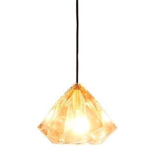 Graff - Champagne - Small Faceted Glass Droplet Pendant Light