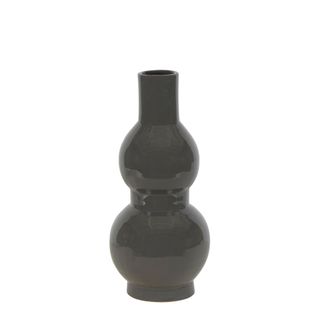 Dinah Stoneware Vase Small Steel Grey