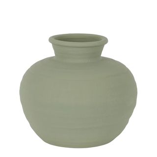Zanka Cement Vase Sage Green