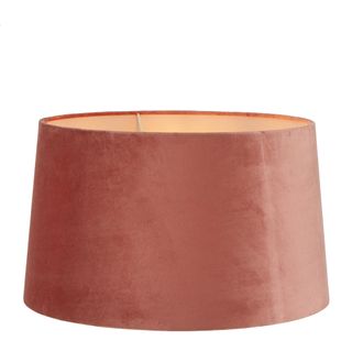 Velvet Drum Lamp Shade XL Rose Pink