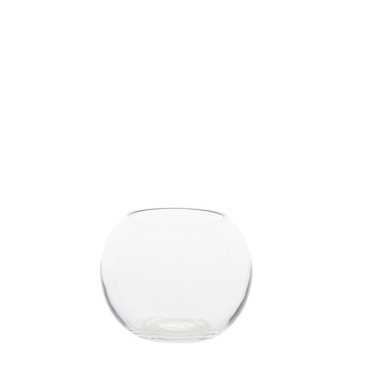 Fish Bowl Glass Vase 16cm