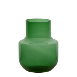 Nina Glass Vase Bottle Green Large