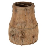 Abbot Antique Wooden Rice Containers