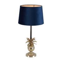 Velvet Drum Lamp Shade Medium Royal Blue