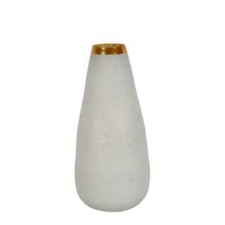 Moondance Glass Vase Tall White
