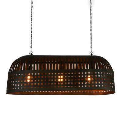 Esch Ceiling Pendant Long Antique Black