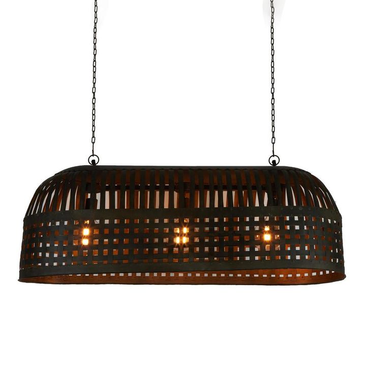 Esch Ceiling Pendant Long Antique Black