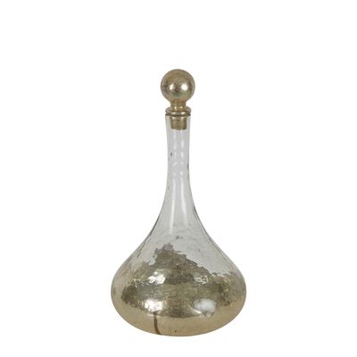 Genie Glass Decanter Gold Large