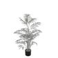 Areca Palm 522 Leaves Metallic Silver