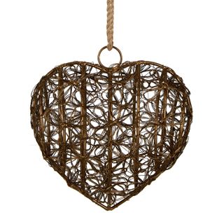 Harper Wire Heart Hanger Gold Medium