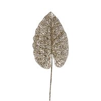 Glitter Taro Leaf Gold