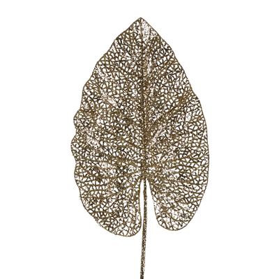 Glitter Taro Leaf Gold