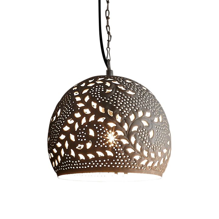 Coral Ceiling Pendant Small White
