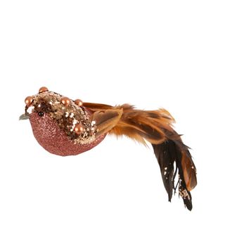 Boyd Glitter Bird With Clip Bronze