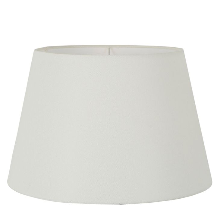 Linen Taper Lamp Shade XXL Textured Ivory