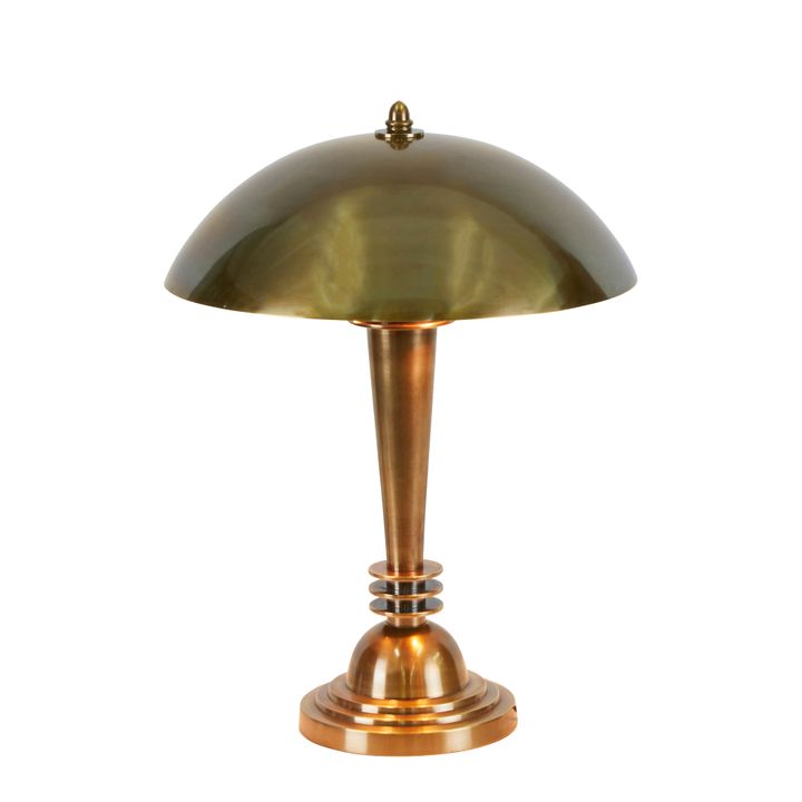 Como Table Lamp Antique Brass