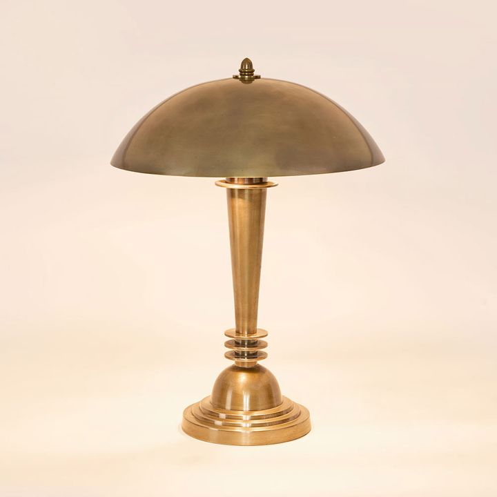 Como Table Lamp Antique Brass