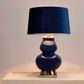Matisse Ceramic Table Lamp Base Midnight Blue