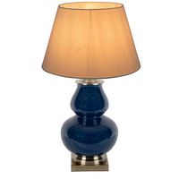 Matisse Ceramic Table Lamp Base Midnight Blue