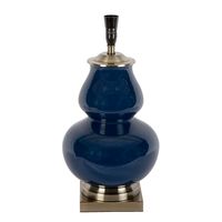 Matisse Ceramic Table Lamp Base Midnight Blue