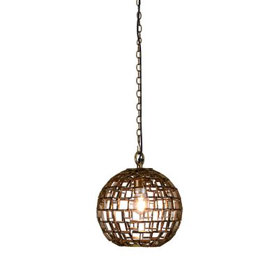 Mondrian Ceiling Pendant Small Antique Brass