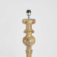 Rook Floor Lamp Base Large Natural- Base Only