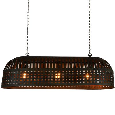 Esch Ceiling Pendant Extra Long Antique Black