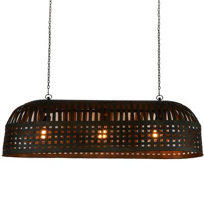 Esch Ceiling Pendant Extra Long Antique Black