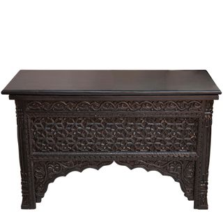 Knox Black Wooden Console
