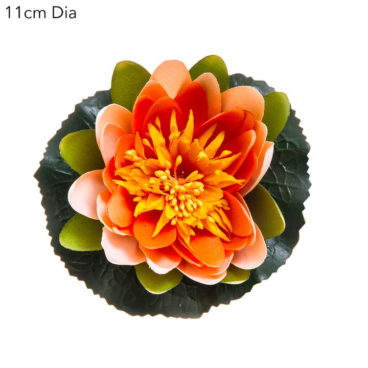 Floating Waterlily 11cm Peach