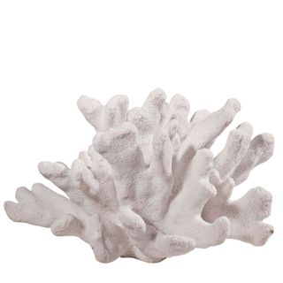 Island Coral Sculpture White