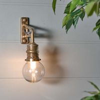 Carlton Outdoor Wall Light Antique Brass