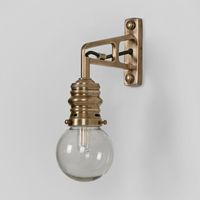 Carlton Outdoor Wall Light Antique Brass