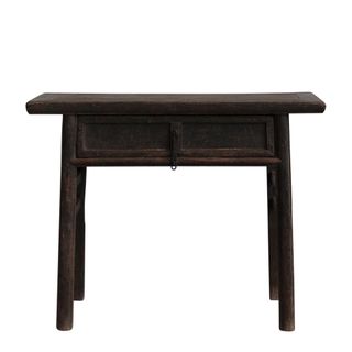 Shanxi Elm 150 Year Old Wooden 1 Drawer Bedside Table