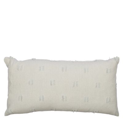 Tuft Cushion Sky Grey