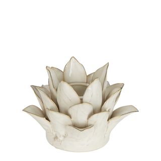 Celia Ceramic Flower Tealight Holder Short