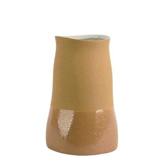 Tuba Ceramic Vase Medium Ochre