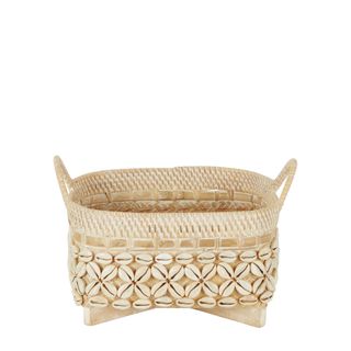 Bayu Shell Woven Basket