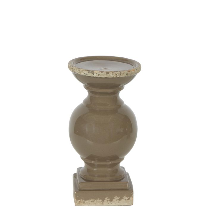 Montreal Candle Holder Small Taupe