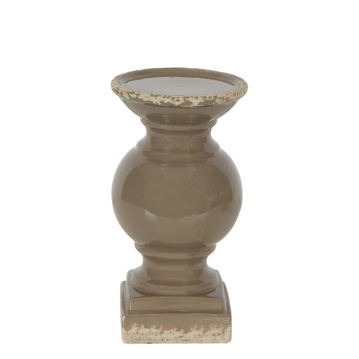 Montreal Candle Holder Large Taupe